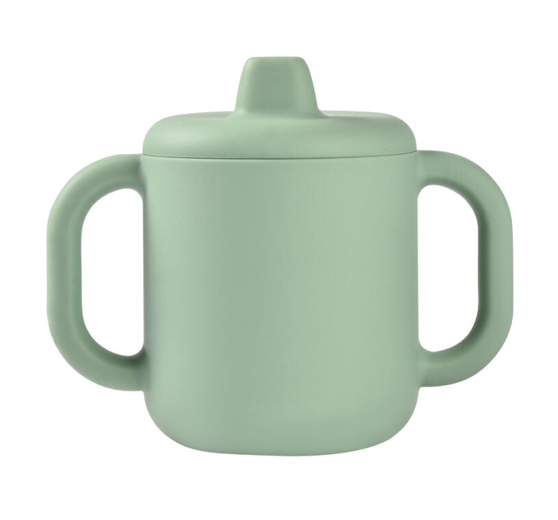 Beaba Silicone Learning Cup Sage Green Color