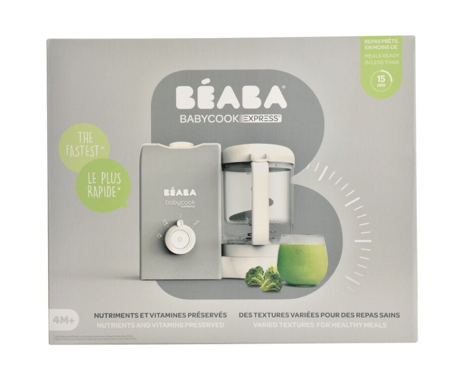 Beaba Babycook Express Velvet Grey, Lid with double lining: For better insolation and even faster cooking