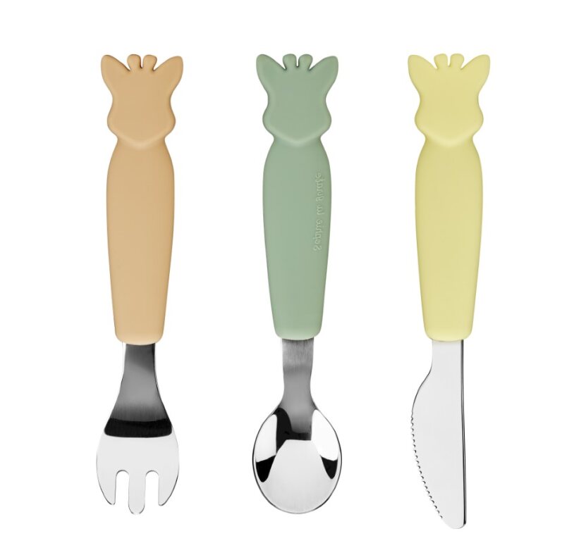 Sophie la girafe Il Etait Une Fois Cutlery Set - Fork and Spoon