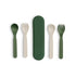 Citron 2022 PLA Cutlery Set of 2 and Case, Green/Cream Color